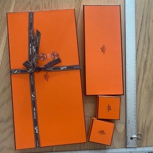 Hermes 2022 Assorted Boxes Scarf and Accessories
